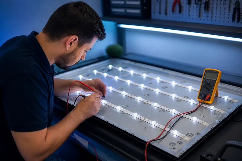 Silivri – LED panel test ve onarım